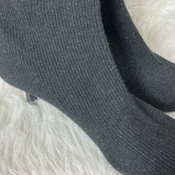 Vivaia Phoebe Kitten Heel Black Pointed Toe Lace Up Bootie Heels EU 42 US 10.5 - Picture 2 of 9